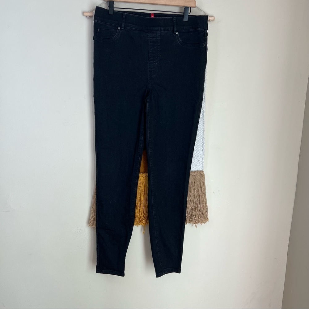 SPANX ANKLE BLACK SKINNY JEANS SIZE XLARGE - Picture 2 of 5